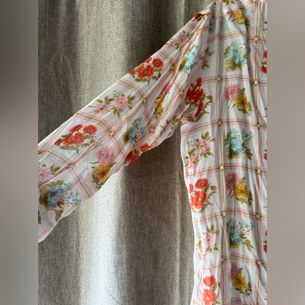 Spell Flora Shirt with Pink and Green Accents - Picture 6 of 6